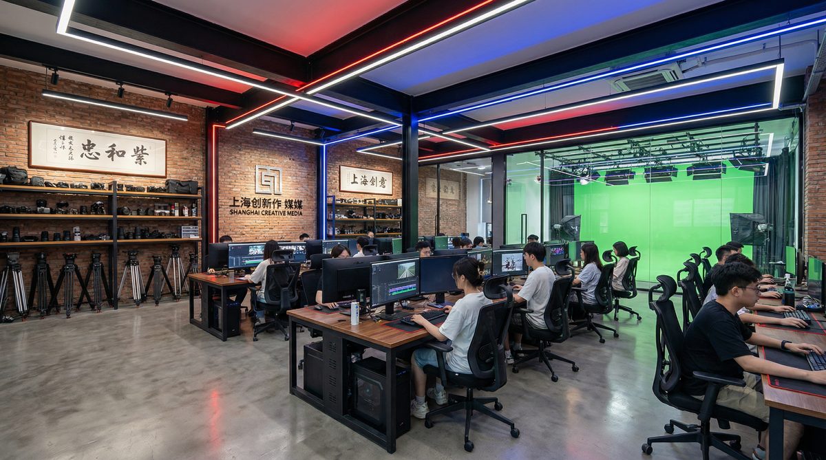 男同网影视传媒公司办公室